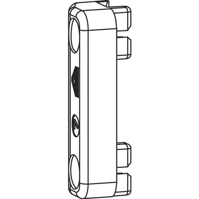ROTO NT/NX Designo Concealed Center Lock for Frame, KBE/Kömmerling/Trocal, 13V