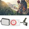 Multifunctional Portable Luminous Map Compass with LED Lights view 3