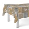 Martina Home Patch Oilcloth Tablecloth, 140 x 140 cm, Beige view 1