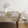 Martina Home Patch Oilcloth Tablecloth, 140 x 140 cm, Beige view 3