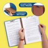 Blue Summit Legal-Size Classification Folders, 2 Dividers, Navy, 10-Pack view 4