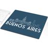 Fabulous Mouse Pad, Blue Buenos Aires Minimalist Travel Postcard Argentina (24 x 20 cm) view 4