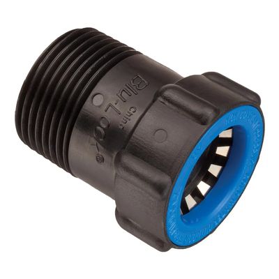 Orbit 31383H - 3/4 in. Blu-Lock x 1 in. MPT Adapter