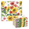 Sunflower Microfiber Swedish Dishcloths, 6-Pack, Reusable view 1