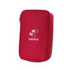1-Pc Portable Empty First-Aid Bag, Mini Travel Medicine Bag with Double Zippers, Pill Pouch for Outdoor Travel (Color: L Red) view 1