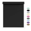 Thermal Blackout Roller Blind 50 x 130 cm, Black view 1