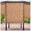 Bamboo Reed Roller Blind, 70% Sun and Privacy Shade, Customizable, 90 x 235 cm view 1