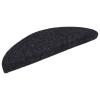 LAPOOH Self-Adhesive Stair Mats, 5-Piece Set, Black, 56 x 17 x 3 cm view 3