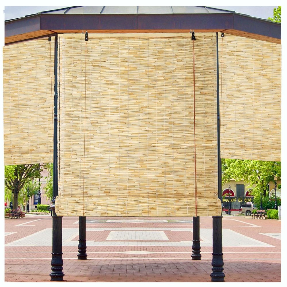 Natr Bamboo Reed Blind, Outdoor Privacy Shade, 59 x 82.7 in