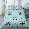 REALIN Raccoon Rainforest Bedding Set, 4-Piece, Double 200 x 200 cm view 2