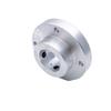 Aluminum Alloy Flange Coupling, 12 mm Bore, 50 mm Rigid Gear Shaft Connection view 1