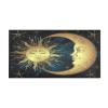 YOUJUNER Long Bath Mat, Golden Sun, Moon and Stars view 1