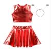 Aislor Women's Alien Space Girl Costume, Red, XL view 4