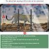 SSFMSF Transparent PVC Tarp with Two Zippers, 1.5 x 10.5 m, 400 g/m² view 2