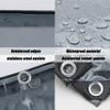 SSFMSF Transparent PVC Tarp with Two Zippers, 1.5 x 10.5 m, 400 g/m² view 3