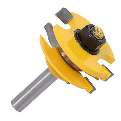 PFRANK 8 mm Shank Raised-Panel Door Router Bit Set, 3-Piece Ogee