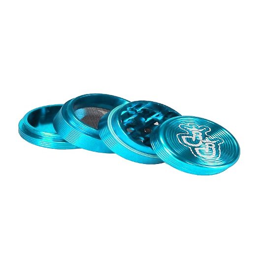 Jelly Joker Aluminum Ripple Grinder (40 mm, Light Blue)