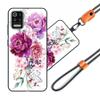 JEZSTHAI Case Compatible with LG K62, Slim Patterned Silicone Case with Detachable Neck Strap, A02 view 1