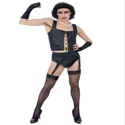 Smiffys Rocky Horror Show Frank N Furter Costume with Corset