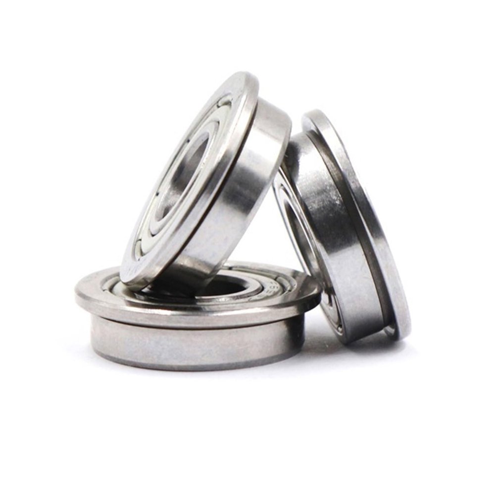 SSIMOO Flanged Bearings F686ZZ/LF1360/F686-2RS 6 × 13 × 5, F698ZZ/RF1980ZZ 8 × 19 × 6 mm, F6800ZZ/LF1910ZZ 10 × 19 × 5 — 10 pcs, F698ZZ