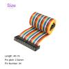 DMiotech 34-Pin Flat IDC Rainbow Ribbon Cable, 48 cm, 2.54 mm Pitch view 4