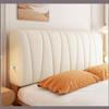 Universal Stretch Velvet Headboard Cover, Milk White, 200c view 1