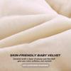 Universal Stretch Velvet Headboard Cover, Milk White, 200c view 4