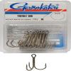Gamakatsu Treble 13 Hooks, Size 4, Blackened Finish view 1
