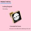 Gold Bathroom Hardware Set, Wall-Mounted Toilet Paper Holder, Towel Ring, Robe Hook, Stainless Steel Accessory Set view 4