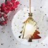Japanese Bamboo Sun Wooden Christmas Hanging Ornaments, Candy-Themed Tree Decor view 1