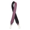 90 cm Replacement Shoulder Strap for Handbags, Snake-Pattern Braided Leather, Type 5, Matte Black Hanger view 1