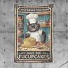 Things For Boys Room Cat Kitty I Just Baked You Some Cakes Tapestry Bar for Man Cave Backyard Bar Decor, 100 x 150 cm view 1