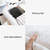 Cream Fluffy Plaid Pet Mat and Couch Cover view 4