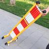 WUZM Retractable Portable Safety Barrier, Steel Scissor Gate Fence for Driveways and Construction, Yellow/Black, 1.2 x 5 m view 4