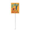 Horienteeon Halloween Decoration "Beware of Angry Dog" Yard Sign with Stake, Aluminum, Rust-Resistant, 17.5 x 22 cm view 1