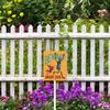 Horienteeon Halloween Decoration "Beware of Angry Dog" Yard Sign with Stake, Aluminum, Rust-Resistant, 17.5 x 22 cm view 4