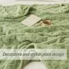 Dxcaicc Sherpa Fleece Throw Blanket, Dark Pink, 150 x 200 cm view 4