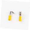 Wire Crimp Connectors, 100-Pack, 6.3 mm, PVC-Insulated Copper view 4