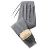 Duohropke Men's Warm Cotton Jogging Pants, Fleece-Lined Sports and Leisure Trousers view 1