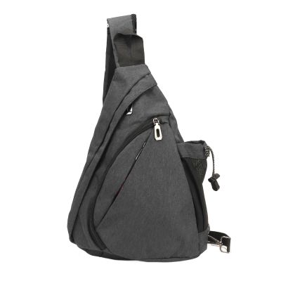 Men's Waist Bag, Stylish Multifunctional Waterproof Fanny Pack, Gray