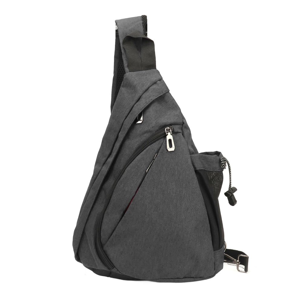 Men's Waist Bag, Stylish Multifunctional Waterproof Fanny Pack, Gray
