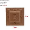 Vintage Flower Wood Appliques, 2-Piece Set, 5 x 5 cm view 2