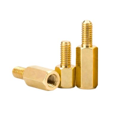 220-Piece M2/M2.5/M3/M4/M5/M6 Female-to-Male Brass Hex Standoffs for PCB Motherboards, M5 x 30 mm (5 pcs)