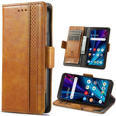 BAILI RFID-Blocking PU Leather Wallet Case for Realme 7i/Realme C17 - 006