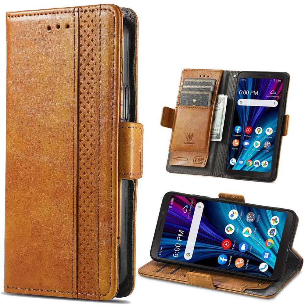 BAILI RFID-Blocking PU Leather Wallet Case for Realme 7i/Realme C17 - 006