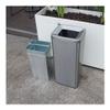 12L Stainless Steel Windproof Ashtray Trash Can, Indoor/Outdoor, Color D view 1