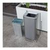 12L Stainless Steel Windproof Ashtray Trash Can, Indoor/Outdoor, Color D view 2