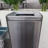 12L Stainless Steel Windproof Ashtray Trash Can, Indoor/Outdoor, Color D view 3