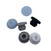 2,550,6 mm Silicone Rubber T-Plugs, 10/5/2/1 pcs, Grey, STDS011.5-10pcs view 3