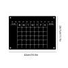 Niktule Refrigerator Meal Planning Board, Reusable Acrylic Weekly Planner Set view 4